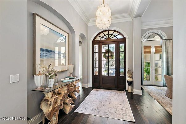 Chandelier, Interior, Pendant Lights, Wood Texture Flooring
