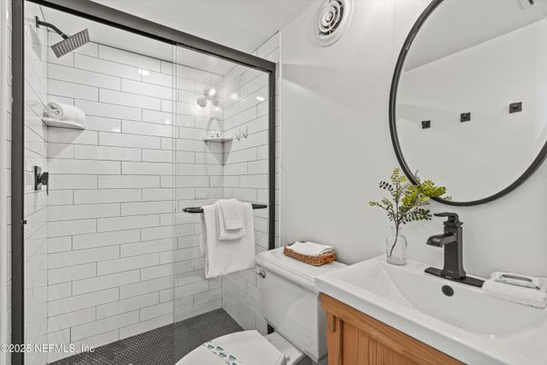 Bathroom, Glass Shower, Interior