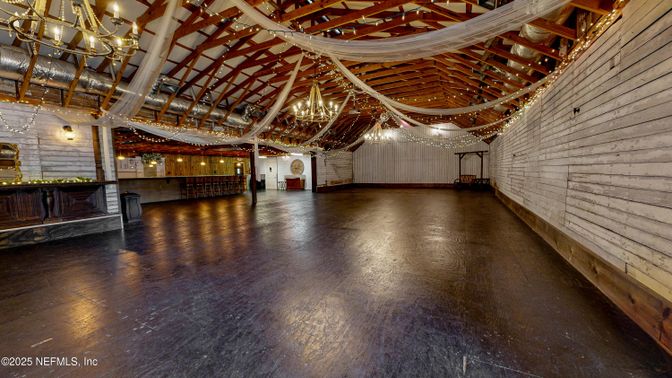 Chandelier, Interior, Wooden Beams, Wood Texture Flooring