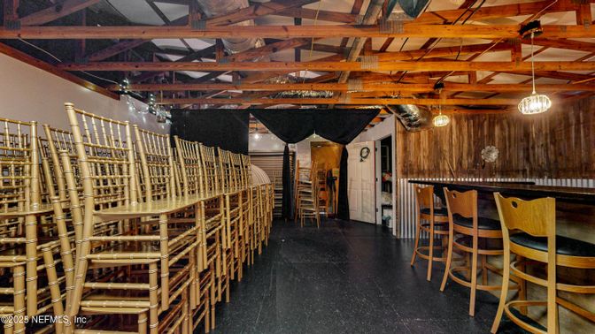 Interior, Pendant Lights, Wine Storage, Wooden Beams