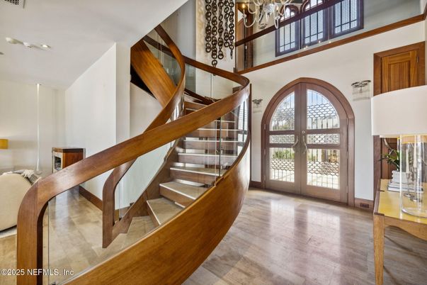 Chandelier, Interior, Wood Texture Flooring