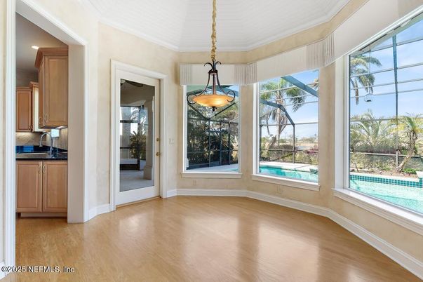 Glass Ceilings, Interior, Pendant Lights, Sun Room, Wood Texture Flooring