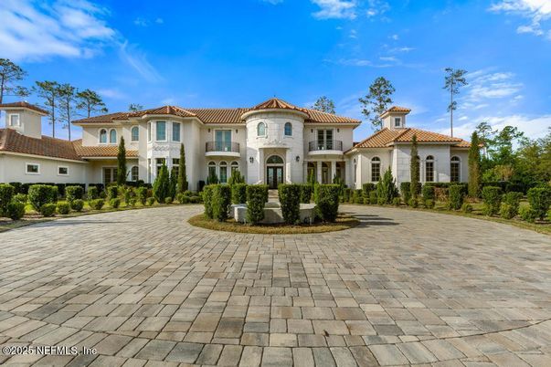 Backyard, Exterior, Facade, Mediterranean