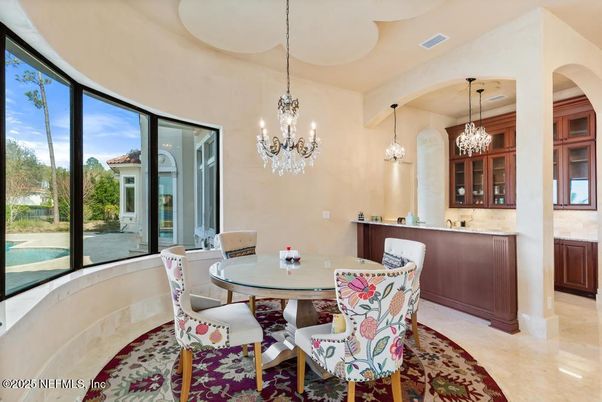 Chandelier, Dining room, Interior, Pendant Lights