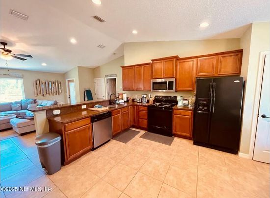 Interior, Kitchen, Living room, Recessed Lighting