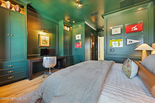 Bedroom, Home Office, Interior, Wood Texture Flooring