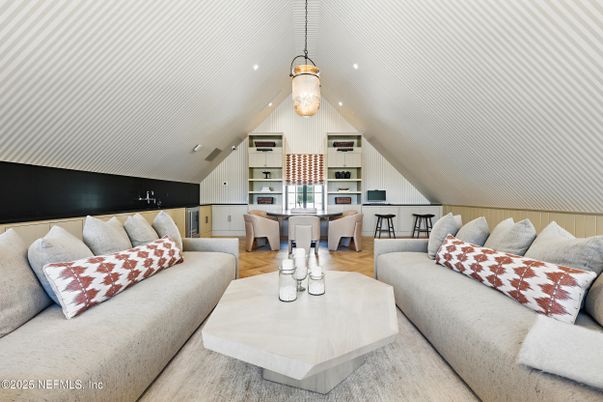 Dining room, Interior, Living room, Pendant Lights, Recessed Lighting