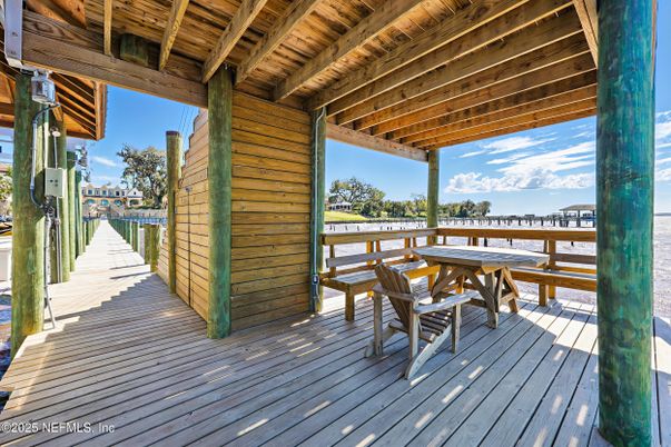 Exterior, Water, Wooden Beams