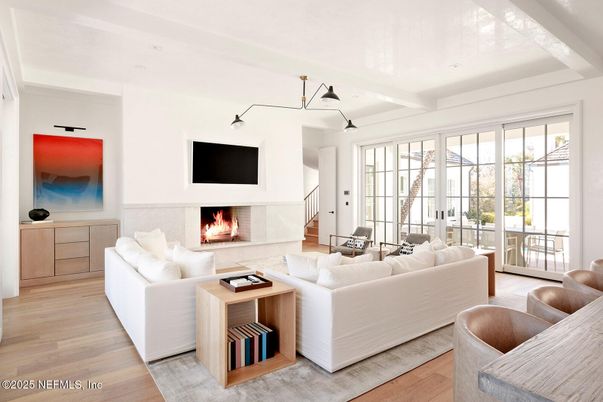 Fireplace, Interior, Living room, Wood Texture Flooring