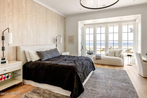 Bedroom, Interior, Water, Wood Texture Flooring