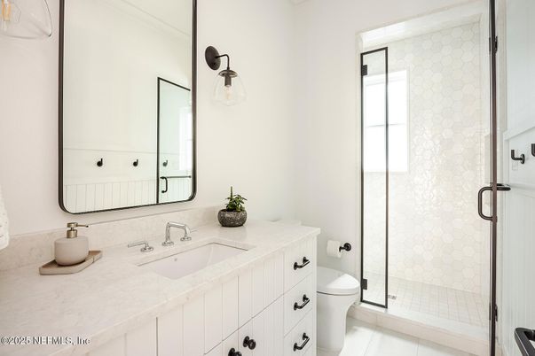 Bathroom, Glass Shower, Interior