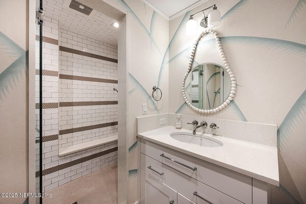 Bathroom, Interior, Recessed Lighting