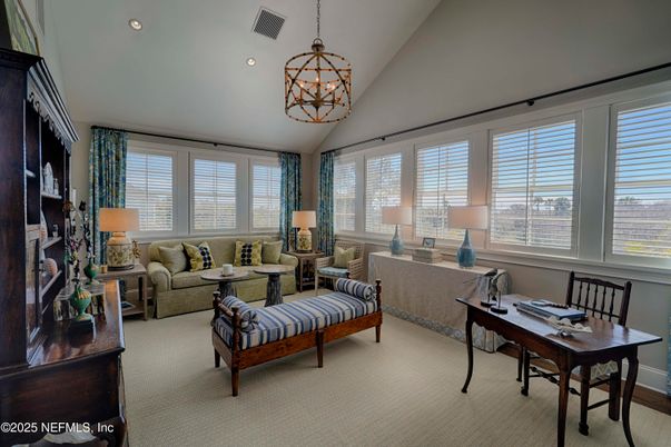 Home Office, Interior, Living room, Pendant Lights, Recessed Lighting
