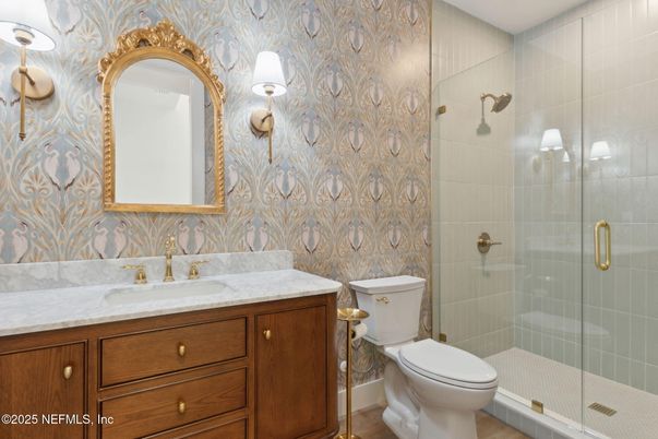 Bathroom, Glass Shower, Interior