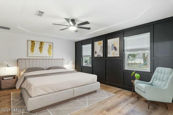 Bedroom, Interior, Wood Texture Flooring