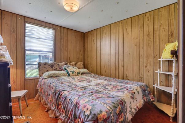 Bedroom, Interior, Wooden Walls