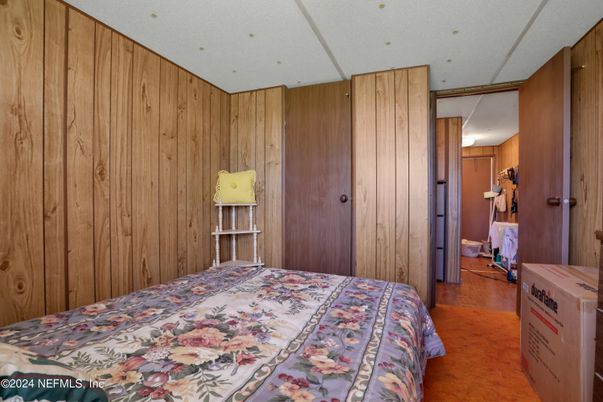 Bedroom, Interior, Wooden Walls