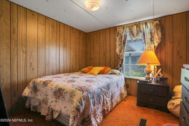Bedroom, Interior, Wooden Walls