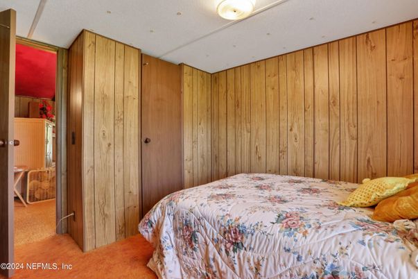 Bedroom, Interior, Wooden Walls