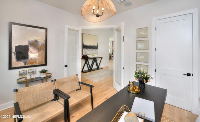 Interior, Pendant Lights, Wood Texture Flooring