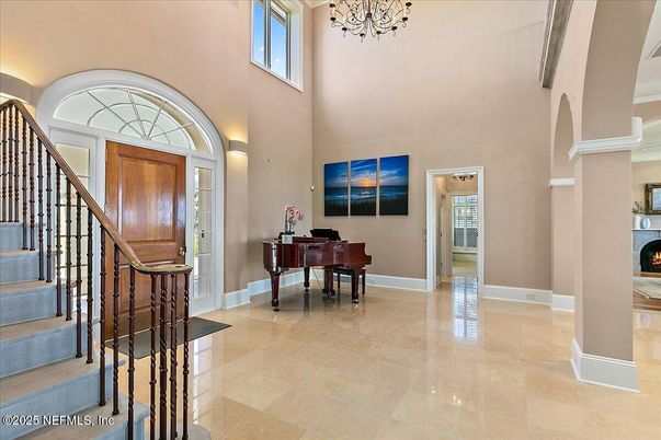 Fireplace, Interior, Piano