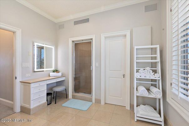 Bathroom, Glass Shower, Interior