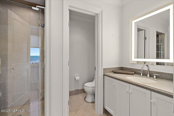 Bathroom, Glass Shower, Interior