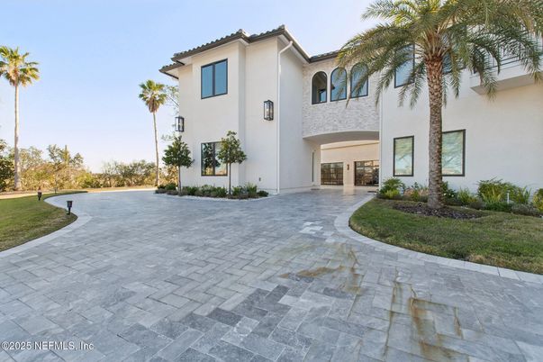 Backyard, Exterior, Facade, Spanish Mediterranean