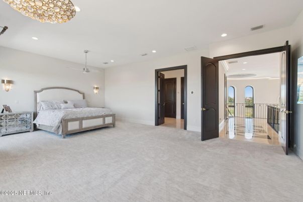 Bedroom, Interior, Recessed Lighting