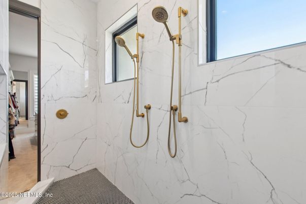 Bathroom, Interior, Marble Walls