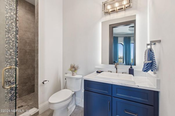 Bathroom, Glass Shower, Interior