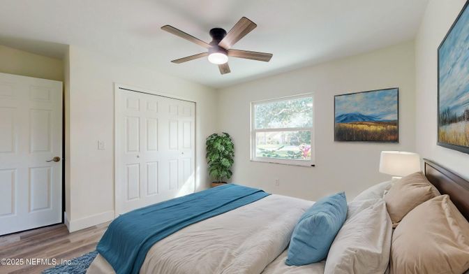 Bedroom, Interior, Wood Texture Flooring