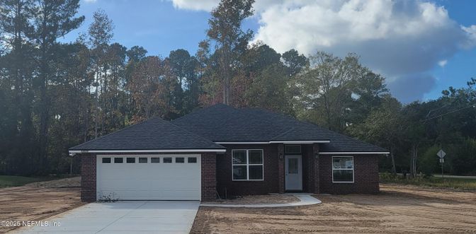 Attached, Exterior, Facade, Brick Facade, Ranch