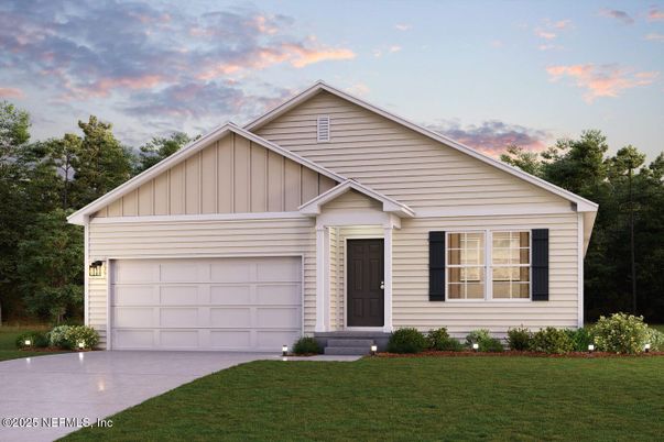 Attached, Exterior, Facade, Brick Traditional