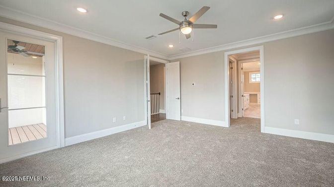 Empty room, Interior, Recessed Lighting