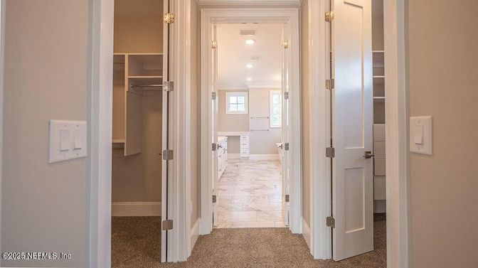 Interior, Marble, Recessed Lighting