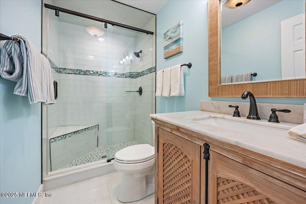 Bathroom, Glass Shower, Interior