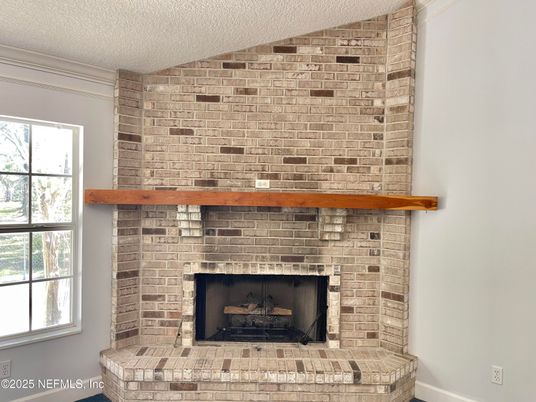 Fireplace, Interior, Stone Walls
