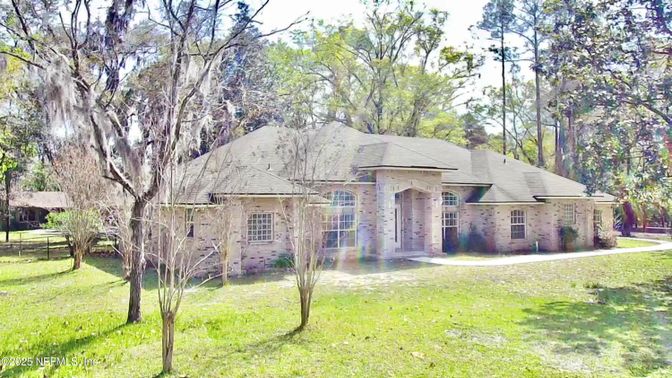 Backyard, Exterior, Facade, Brick Facade, French Provincial