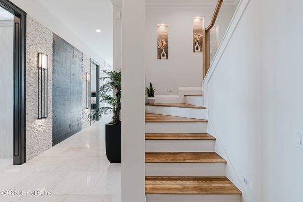 Interior, Recessed Lighting, Stone Walls