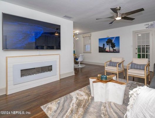 Fireplace, Interior, Living room, Wood Texture Flooring