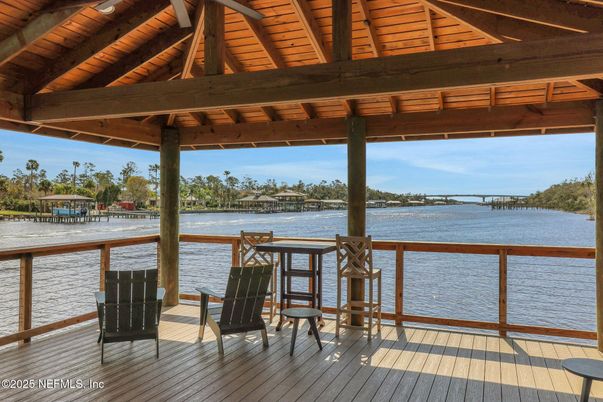 Exterior, Water, Wooden Beams