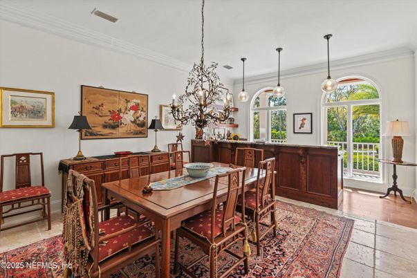 Dining room, Interior, Pendant Lights