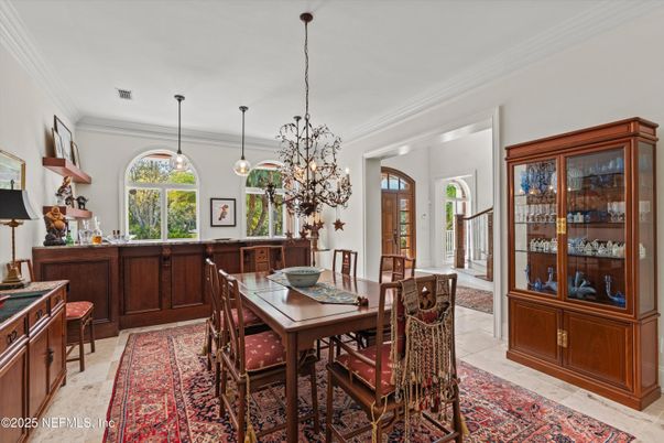 Dining room, Interior, Pendant Lights