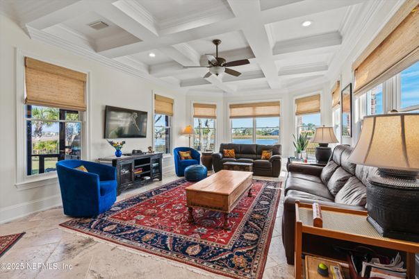 Interior, Living room, Recessed Lighting