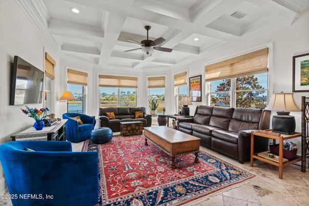 Interior, Living room, Recessed Lighting