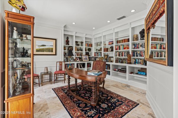 Home Office, Interior, Recessed Lighting