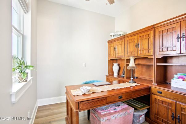 Home Office, Interior, Wood Texture Flooring