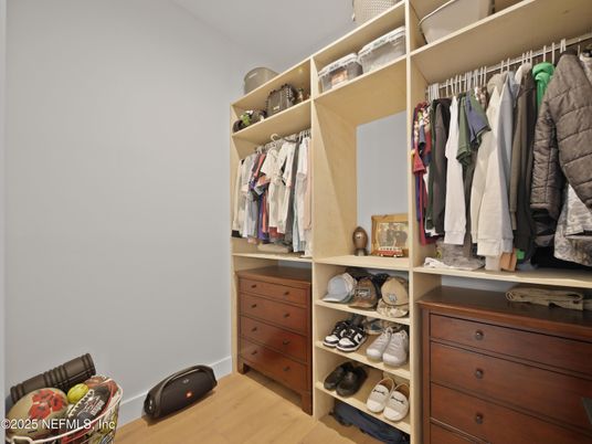 Interior, Walk-in Closets, Wood Texture Flooring