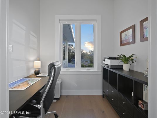 Home Office, Interior, Wood Texture Flooring